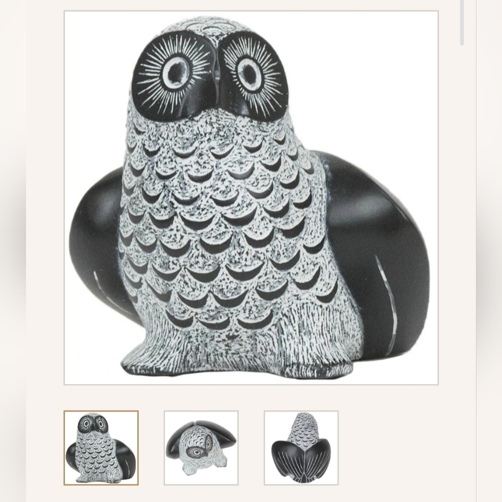 Boma Owl Figurine - Picture 4 of 4